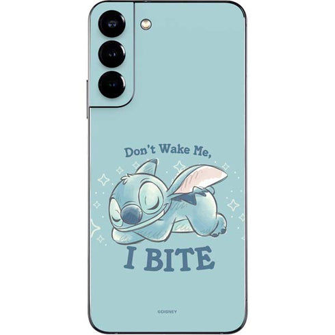 Disney Lilo and Stitch Dont Wake Me I Bite Galaxy S22 Plus Skin